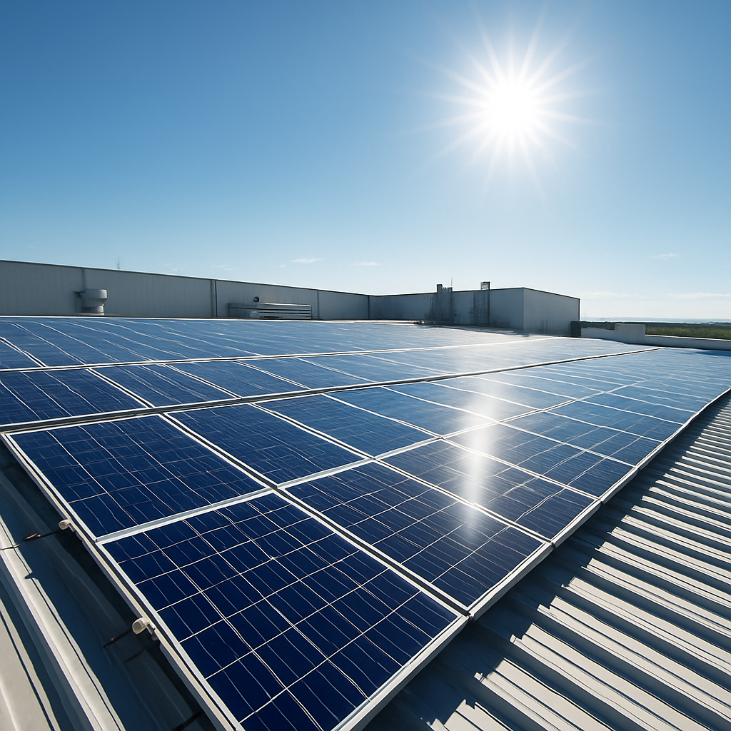 Solar power at plant