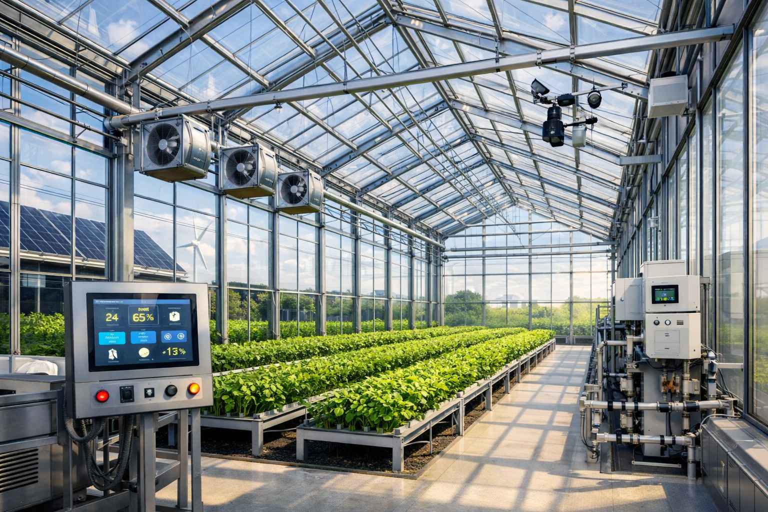 Modern greenhouse structure