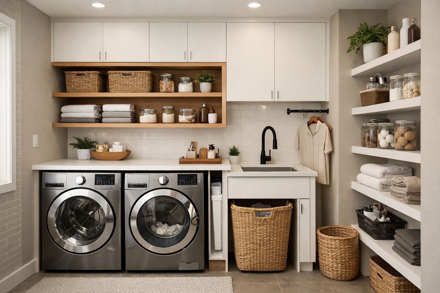 Modern laundry room